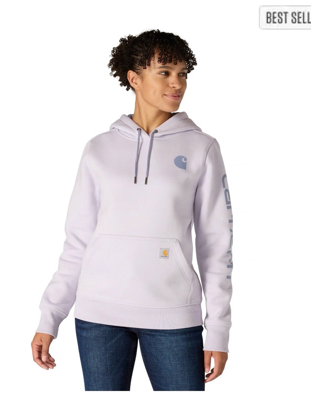 Discontinued Carhartt Women’s Lavender Logo Hoodie